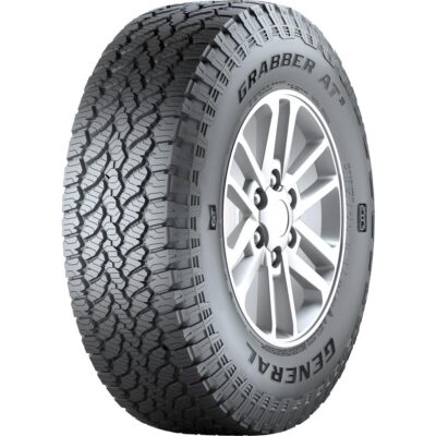 315/70R17 GENERAL GRABBER AT3 121/118S OWL FR DCB75 3PMSF M+S